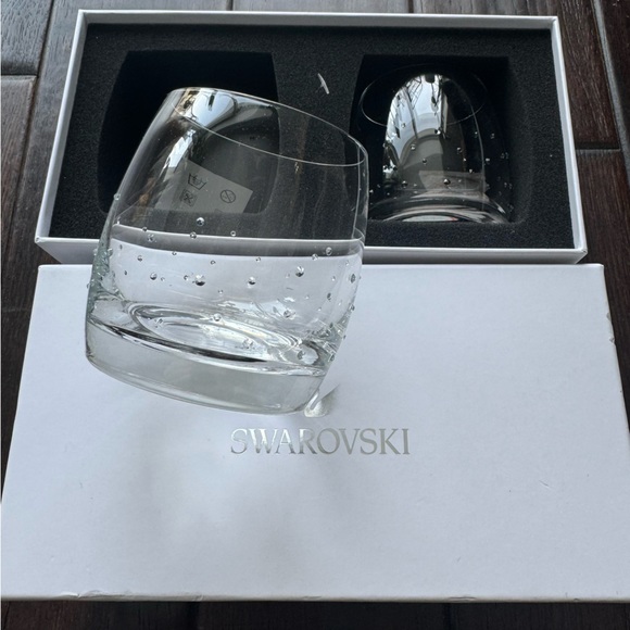 Swarovski Whiskey Glass, Set of 2 NEW - Picture 5 of 6
